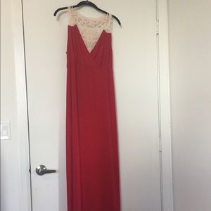 Long Red Dress